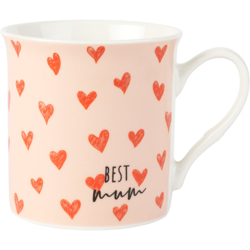 Caneca Corações Best Mum