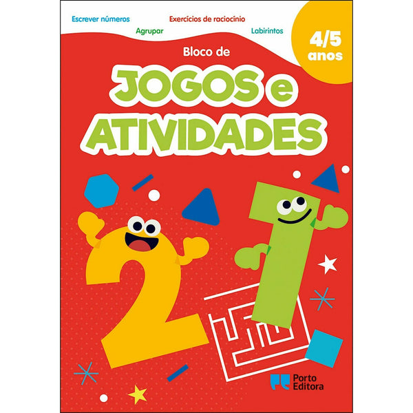 Bloco de Jogos e Atividades - 4/5 Anos