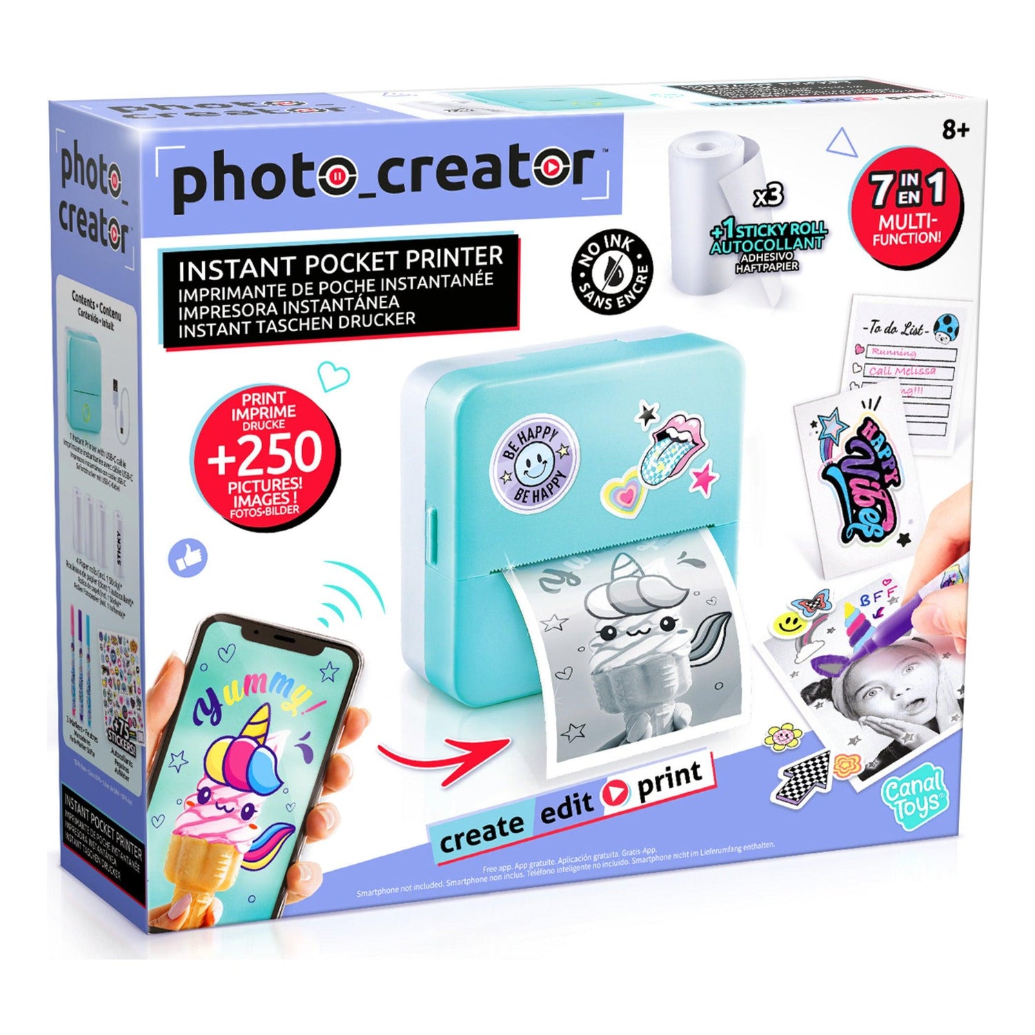 Canal Toys - Impressora Instantânea de Bolso