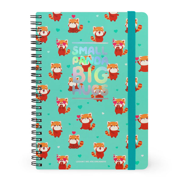 Caderno Espiral A5 Grande - Red Panda