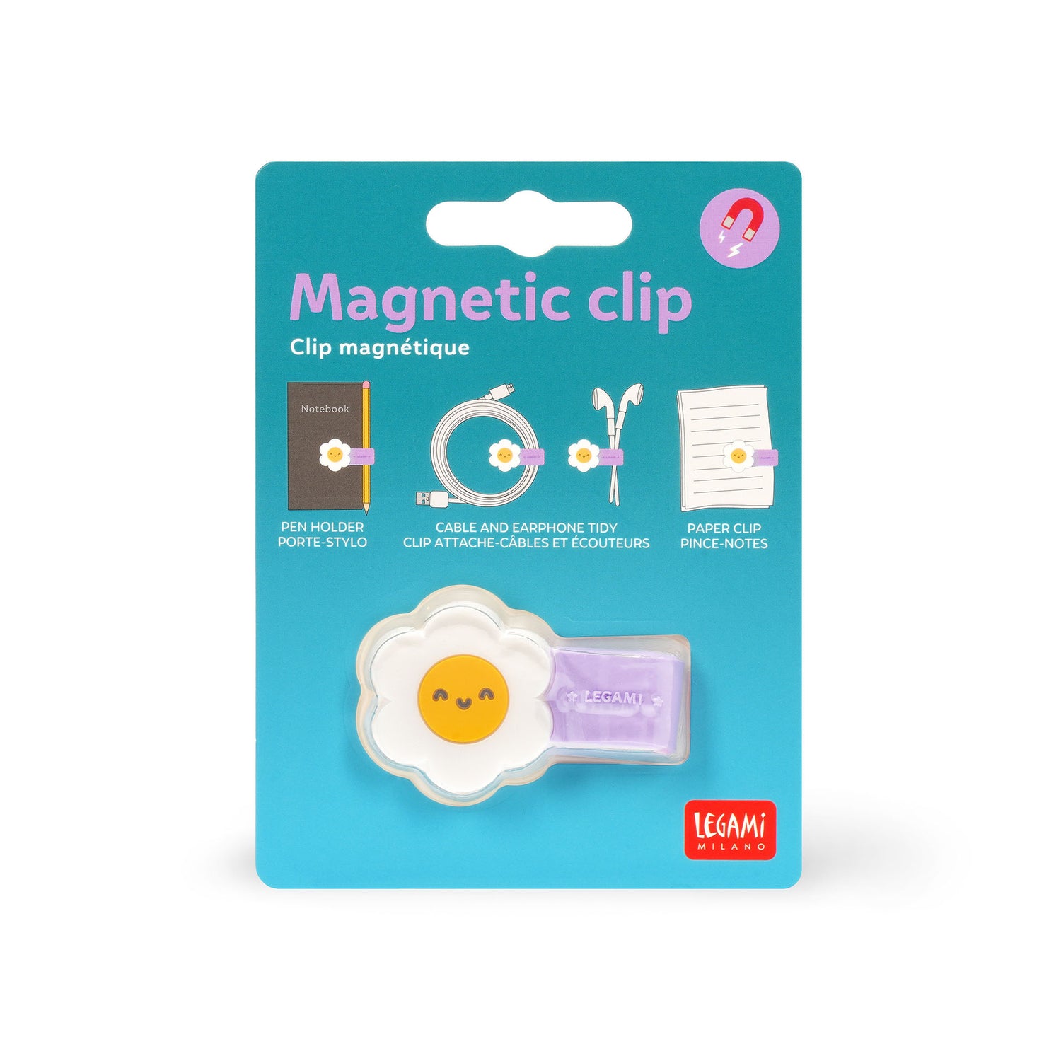 Clip Magnético - Margarida