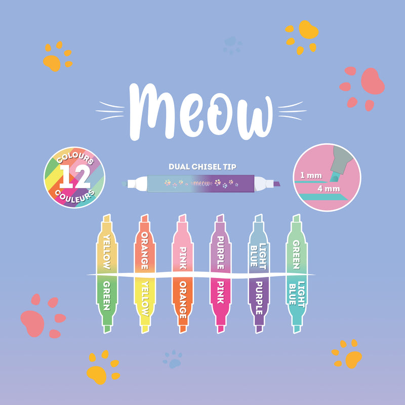 Conjunto 6 Sublinh 2 Pontas - Meow