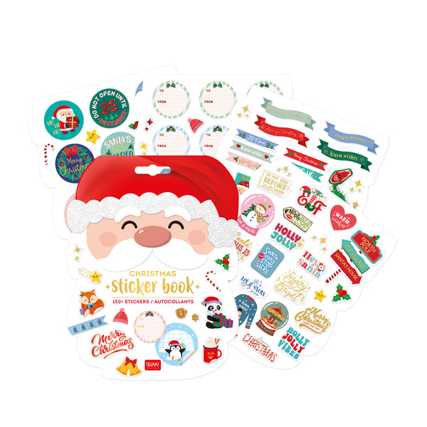 Conjunto 150 Stickers - Santa Claus