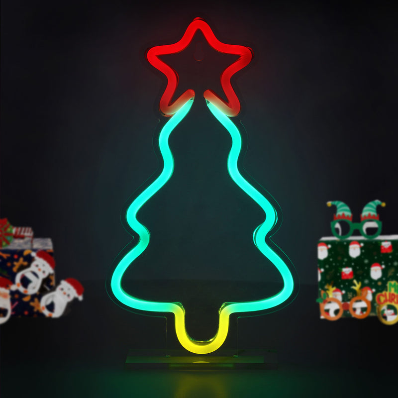 Placa Neon Led - Xmas Tree