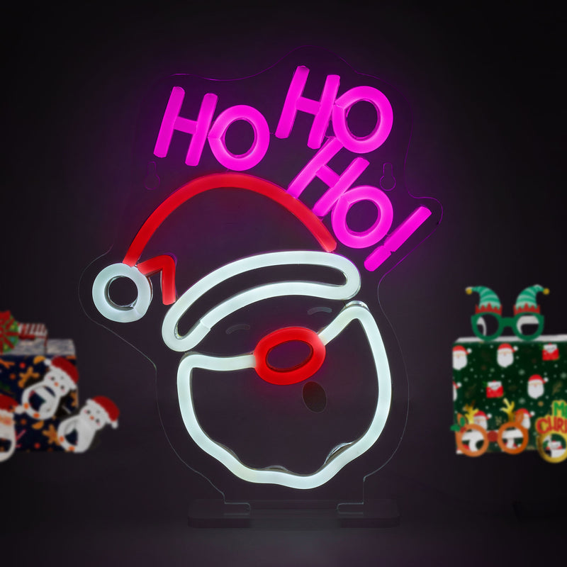 Placa Neon Led - Santa Claus