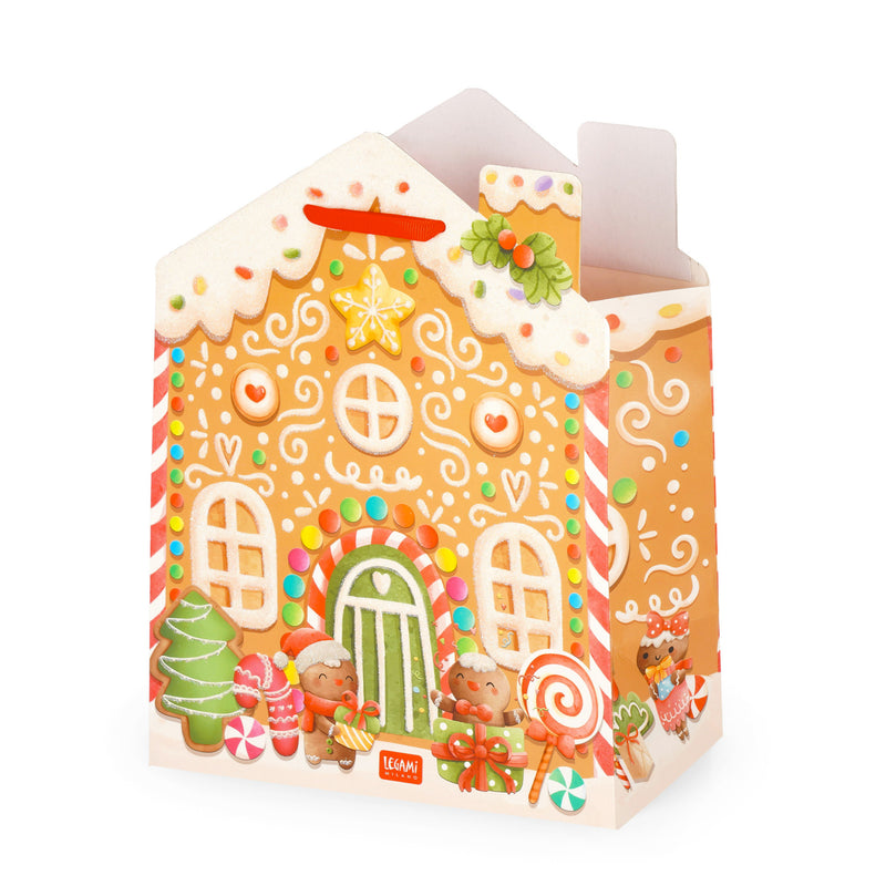 Saco Presente Médio - Gingerbread House