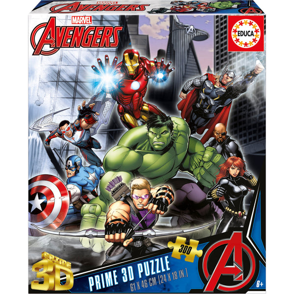 Puzzle 3D Os Vingadores 300 Peças