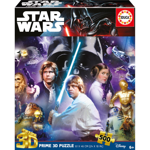 Puzzle Lenticular 3D Star Wars 500 Peças