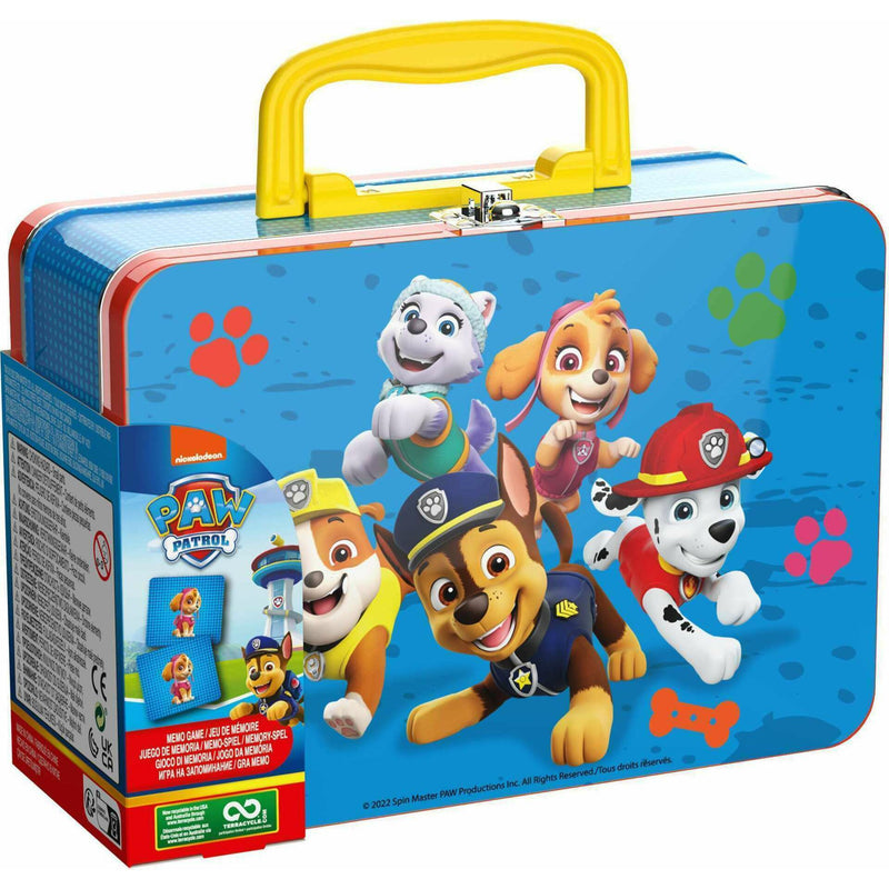 Paw Patrol Memória Mala De Metal
