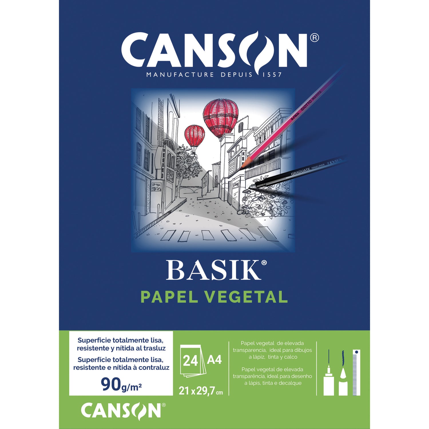 Papel Vegetal A4 Canson