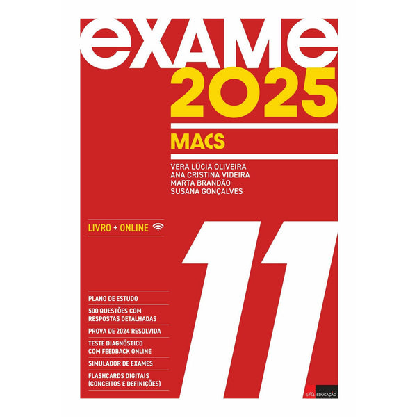 Exame 2025 MACS 11.º Ano de Vera Lúcia Oliveira, Ana Cristina Videira, Marta Brandão e Susana Gonçalves