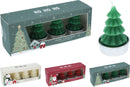 Conjunto 4 Velas Xmas Tree