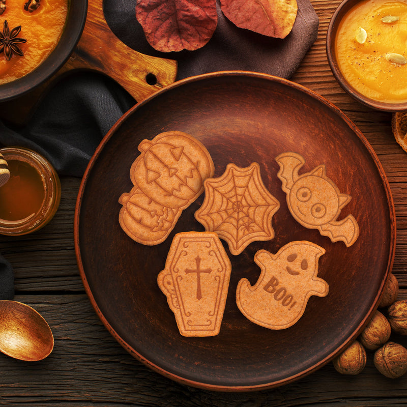 Conjunto 5 Formas de Bolachas - Cookie Time