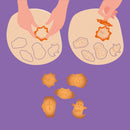 Conjunto 5 Formas de Bolachas - Cookie Time