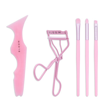 Bloom Set Pinceis + Molde + Revirador de Pestanas