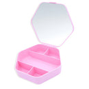 Bloom Espelho Guarda Joias Hexagonal