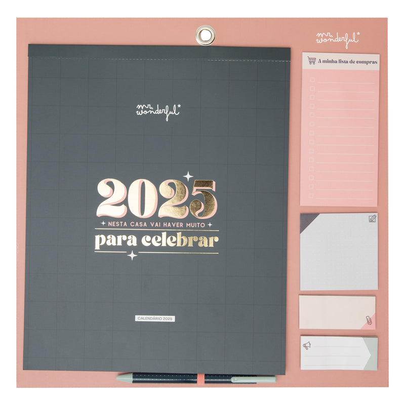 Calendário Parede Mag 2025 - Nesta Casa