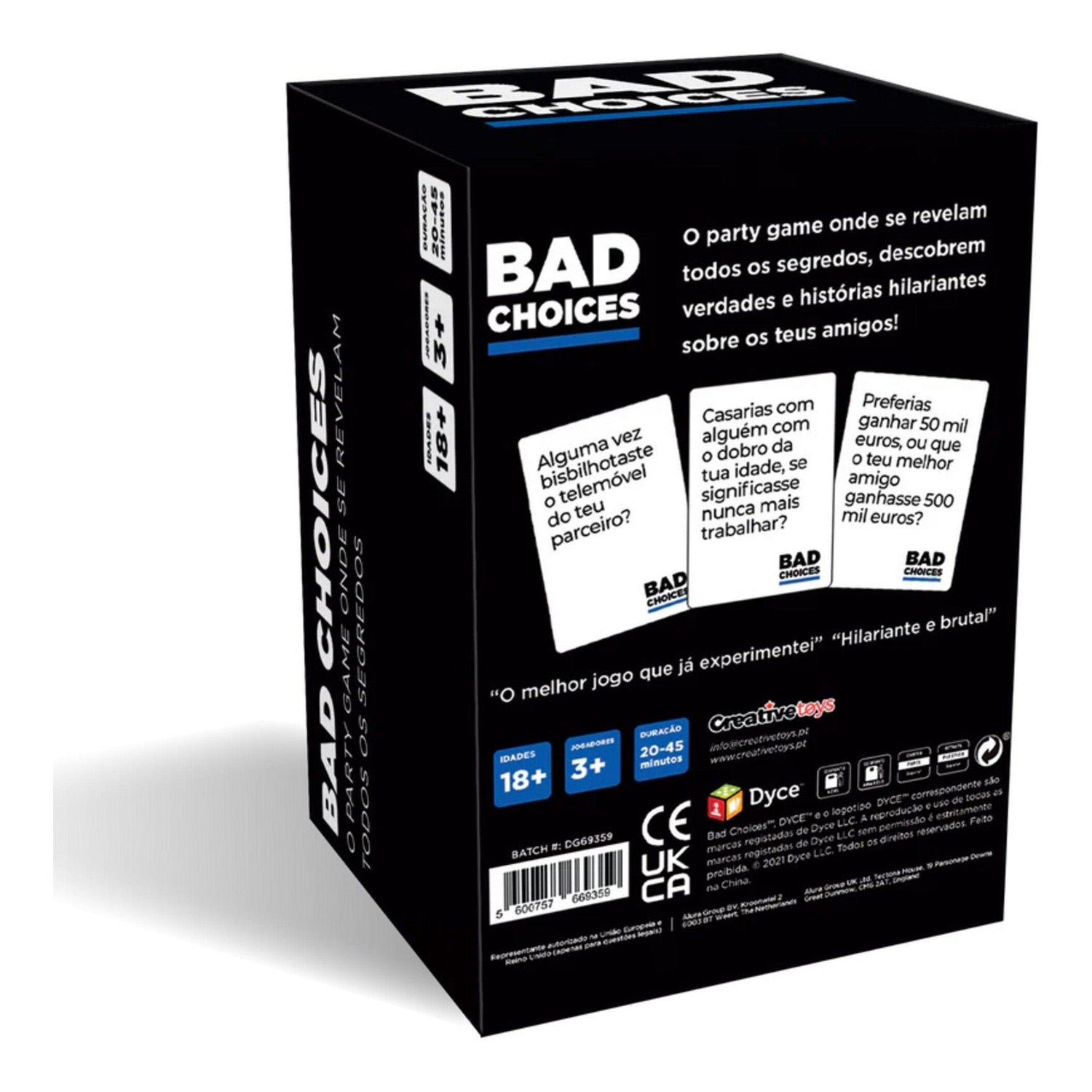 Dycegames - Bad Choices Dycegames