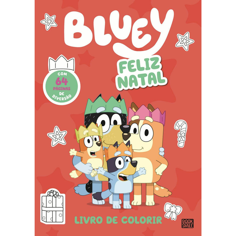 Bluey: Feliz Natal: Livro de Colorir