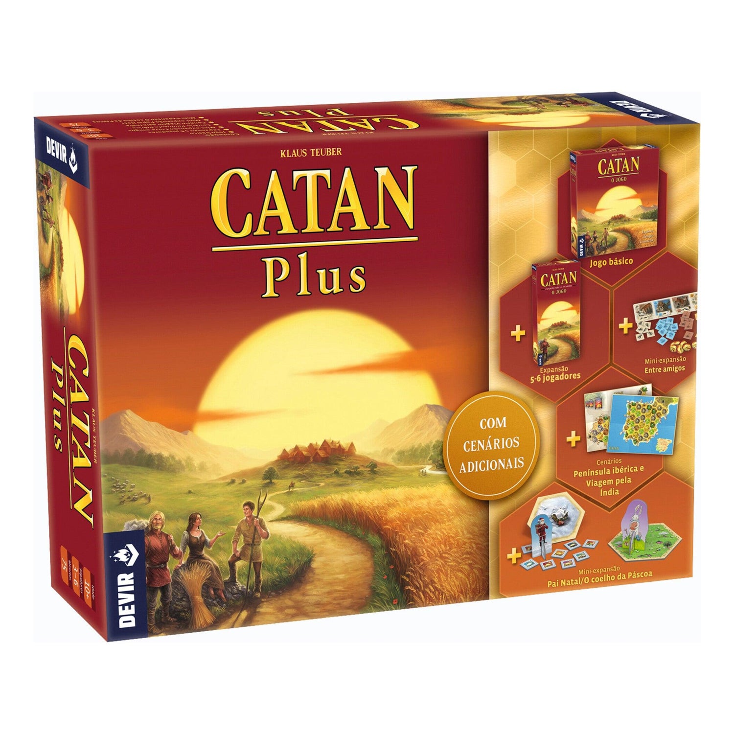 Devir - Jogo de Tabuleiro Catan Plus