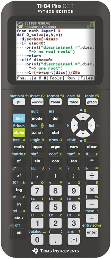 Calculadora Recondicionada Texas Ti-84Plus Ce-T Pyton