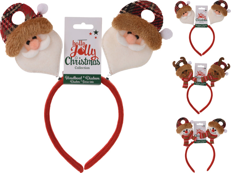 Bandolete Peluche - Natal 25X24Cm Sortid