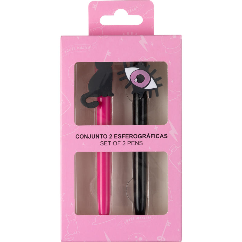 Esferográfica Eye Pink Magic 2 unidades (artigo sortido)