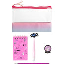 Conjunto Fun Estojo + Caderno + Lápis + Esferográfica + Borracha