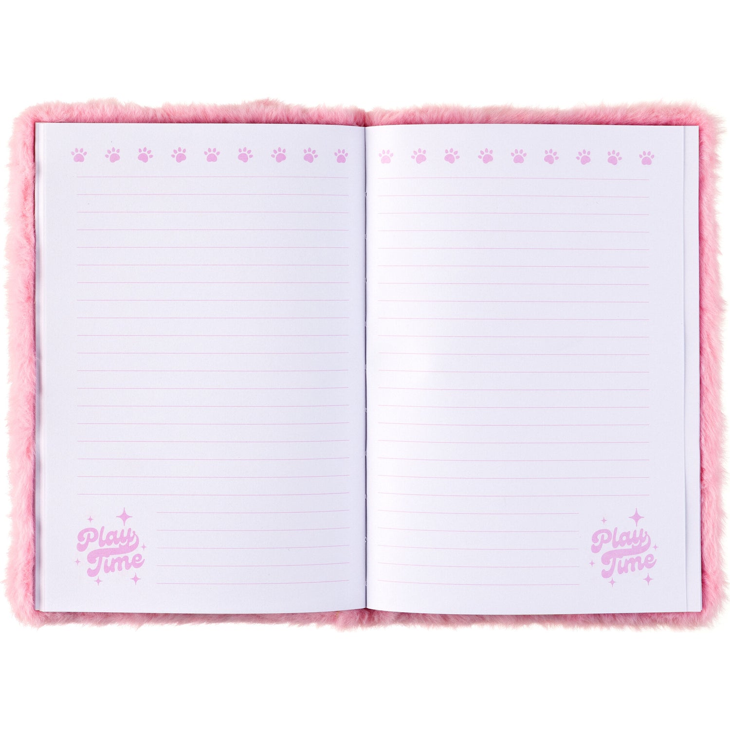 Caderno Gift A5 80 Folhas Peluche Gata Rosa