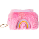 Porta Moedas Peluche Arco Iris