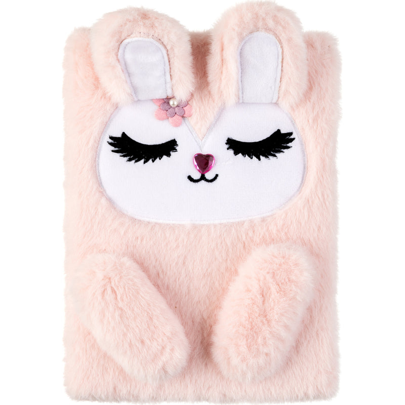 Caderno Gift A5 80 Folhas Peluche Gata Amarela