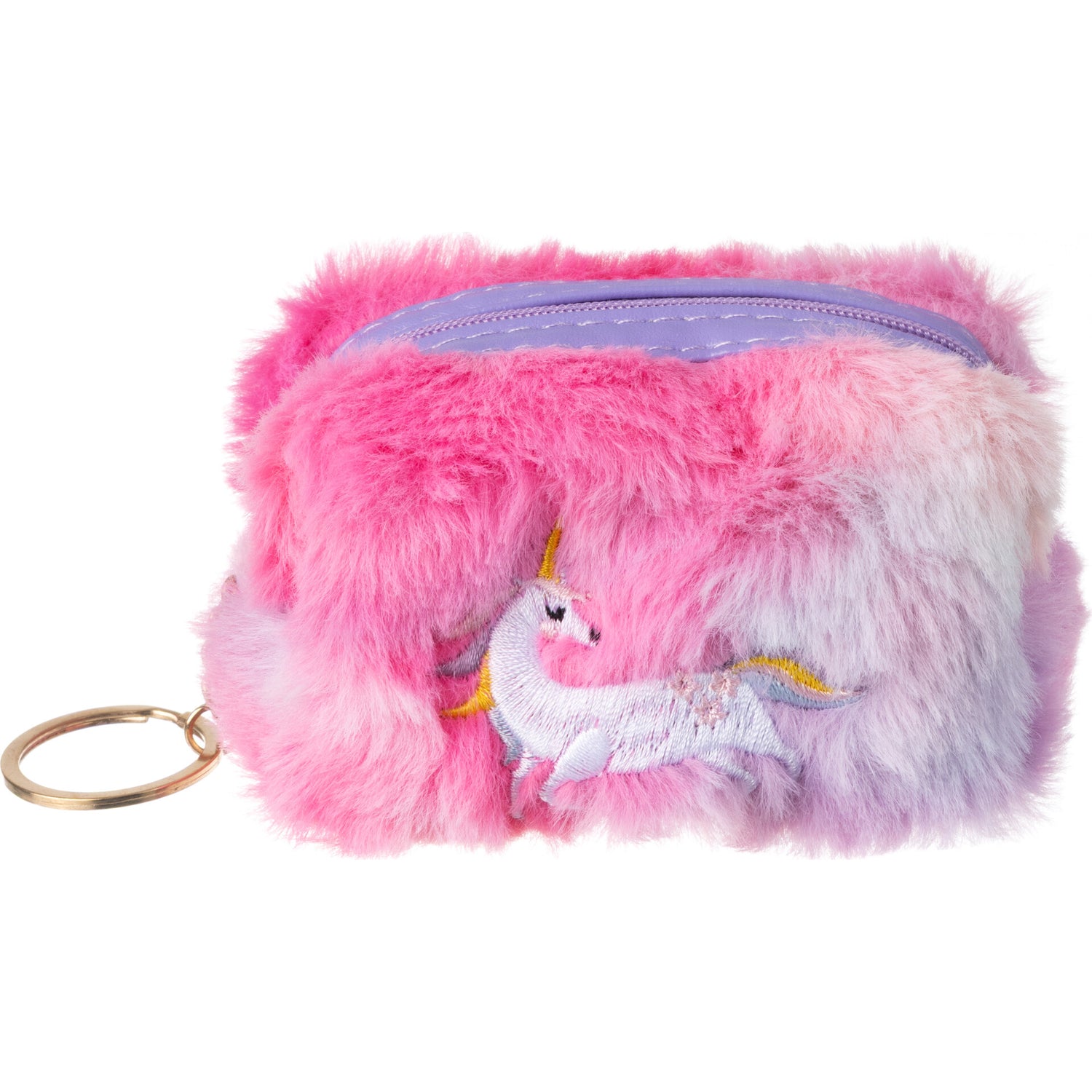 Porta Moedas Peluche Unicórnio