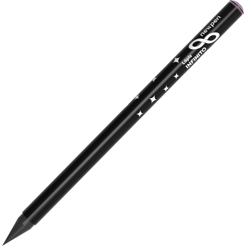 Lápis Infinito Diamante Preto/Lilás Newpen