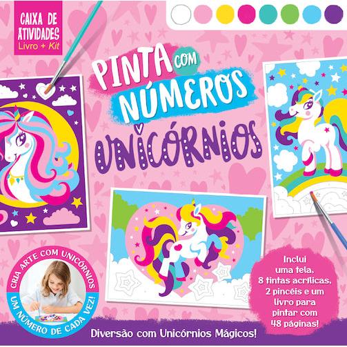 Pinta com Números - Unicórnios