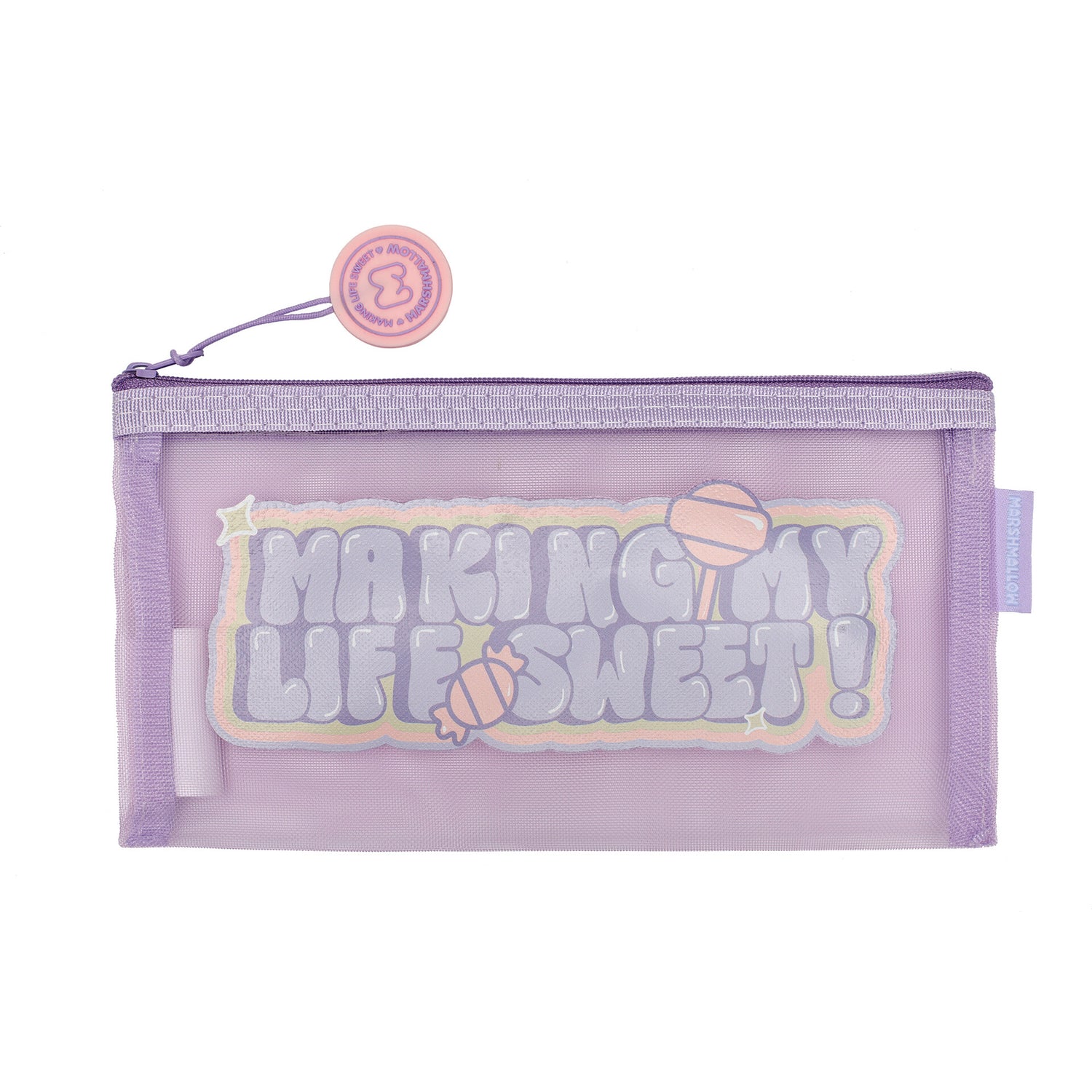 Conjunto Estojo com Esferográfica, Borrachas e Marcadores (vários modelos) Marshmallow