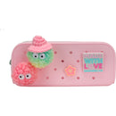 Estojo Silicone Pompom Marshmallow