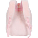 Mochila Pequena Rosa Furry Marshmallow