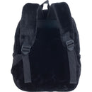 Mochila Pequena Preta Furry Marshmallow