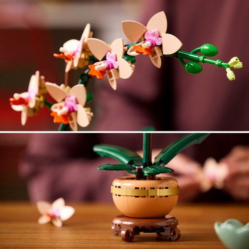 Orquídea Em Miniatura Lego