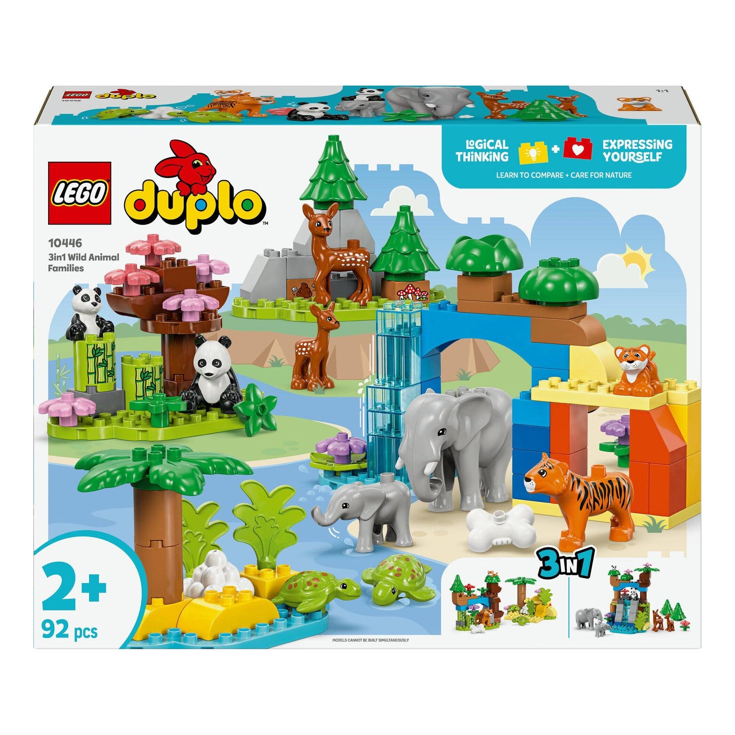 LEGO Duplo - Famílias de Animais Selvagens 3-em-1 - 10446