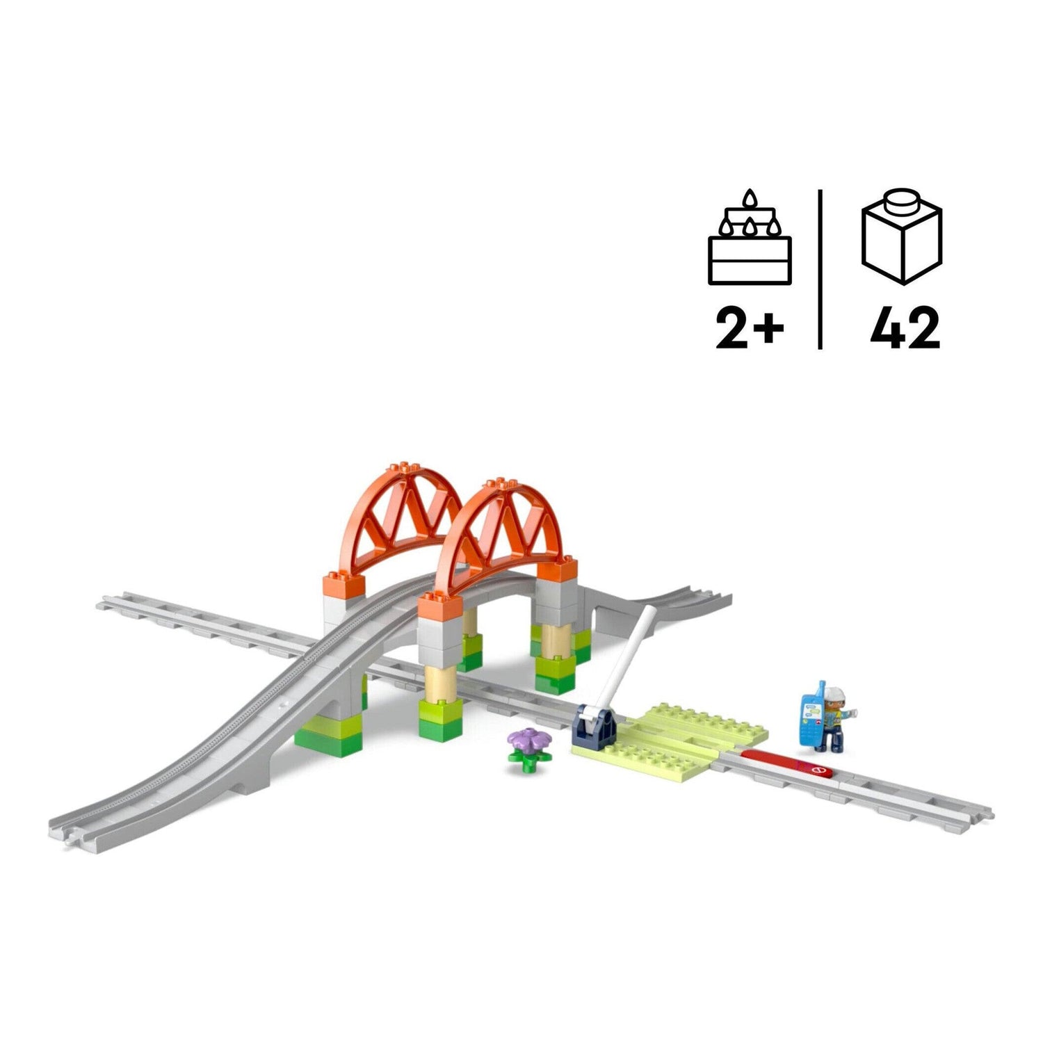 LEGO Duplo - Set de Expansão de Ponte e Carris para Comboio - 10426