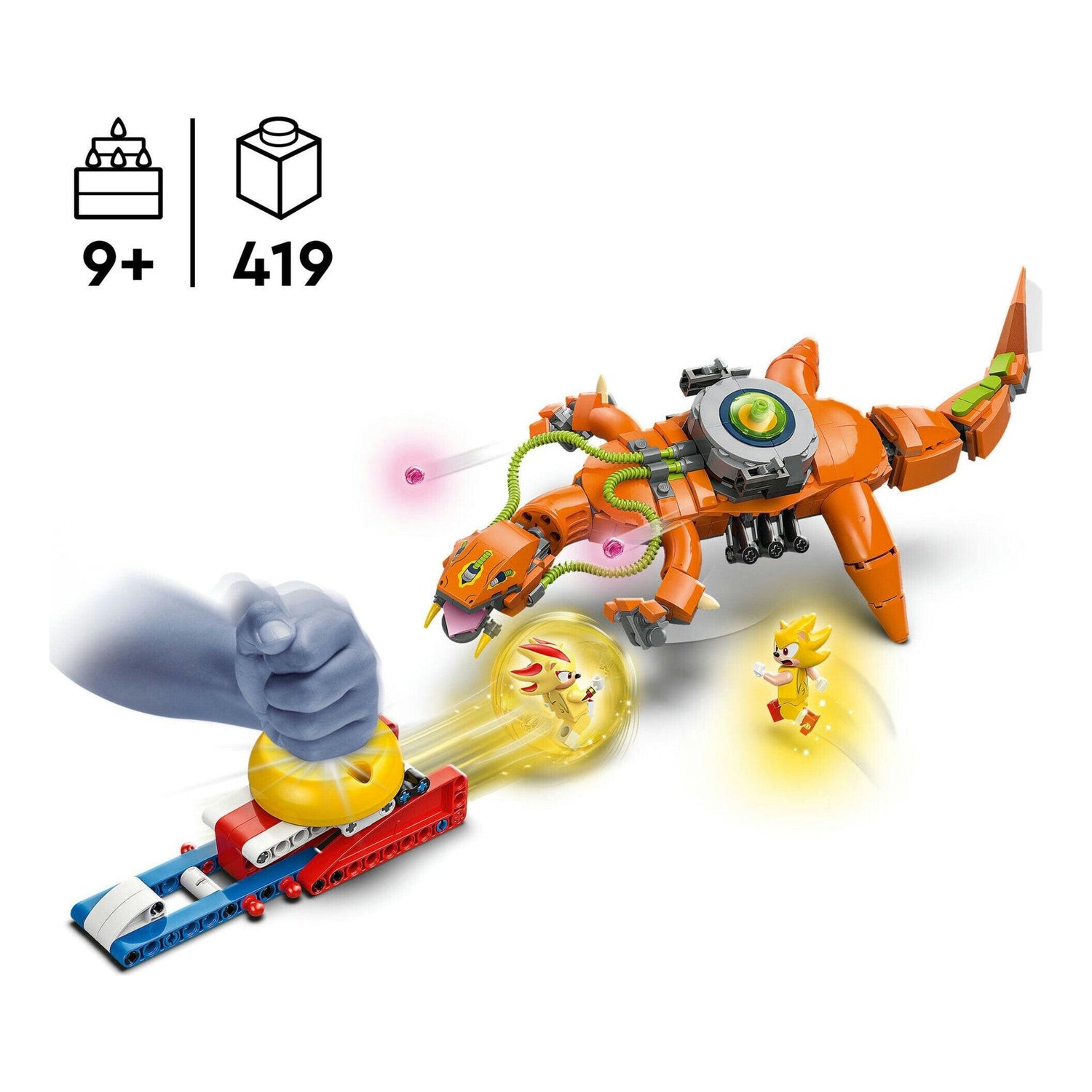LEGO Sonic The Hedgehog - Super Shadow contra Biolizard - 77003
