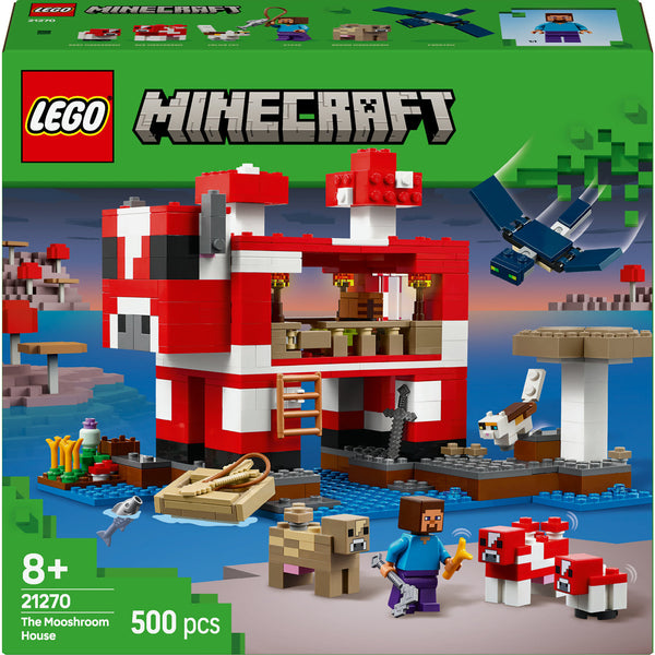 A Casa Mooshroom Lego-Minecraft