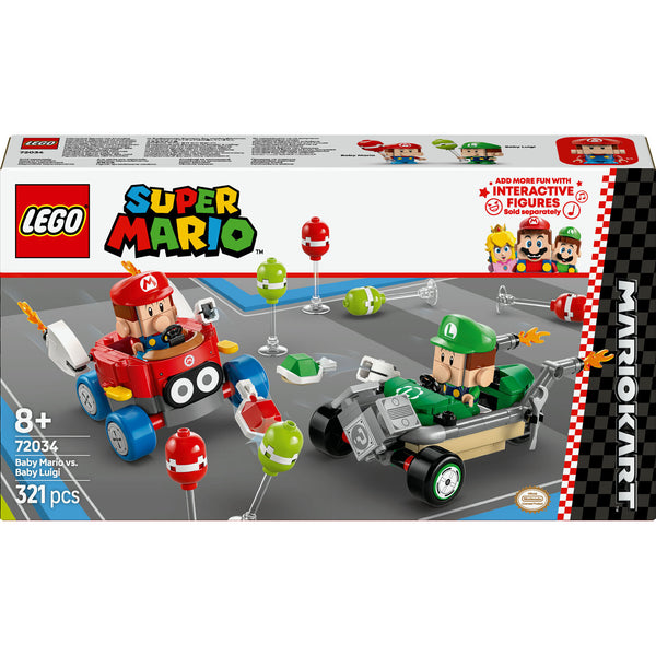 Mario Kart - Mário Vs Luigi Bebé Lego