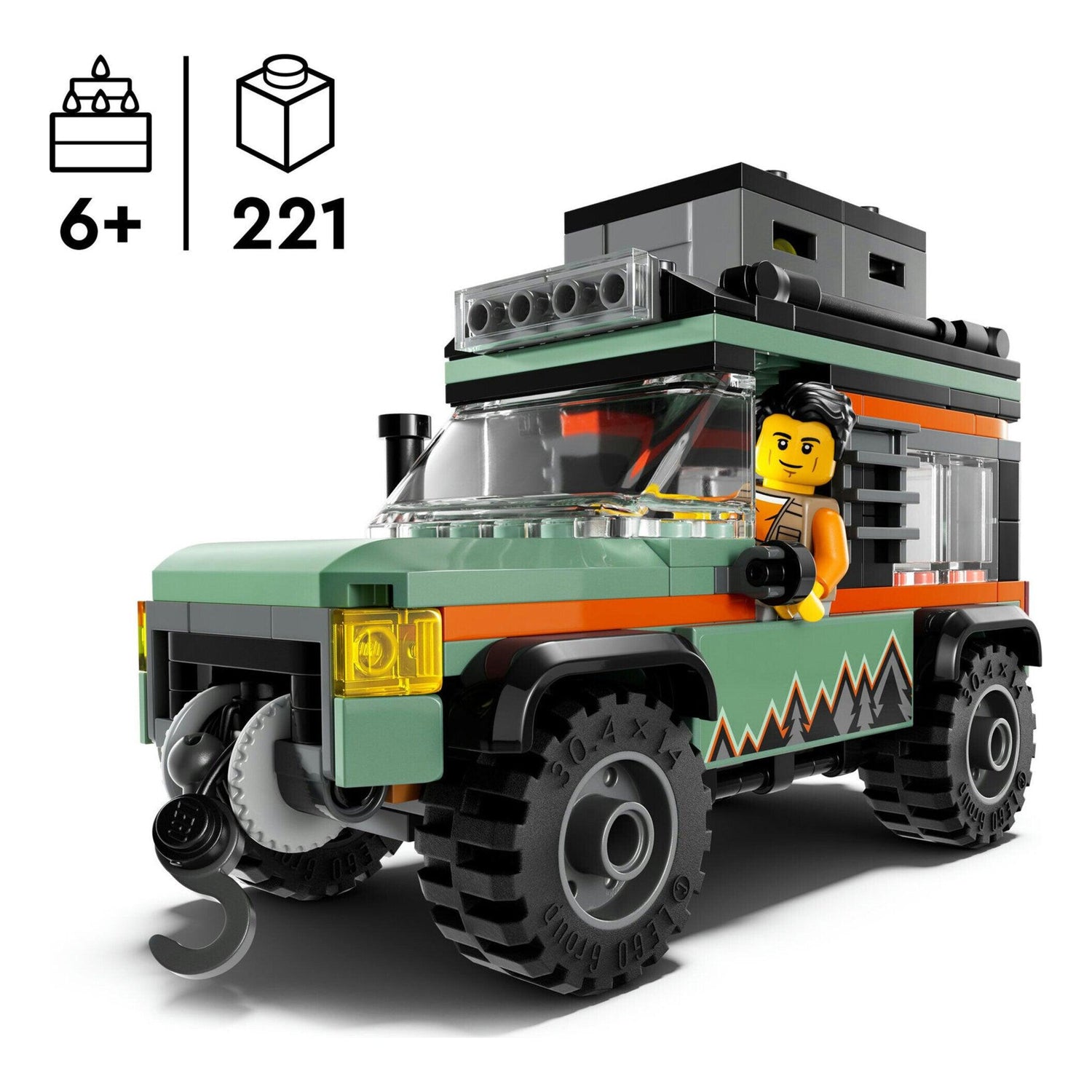 LEGO City - Carrinha de Montanha 4x4 Todo-o-Terreno - 60447