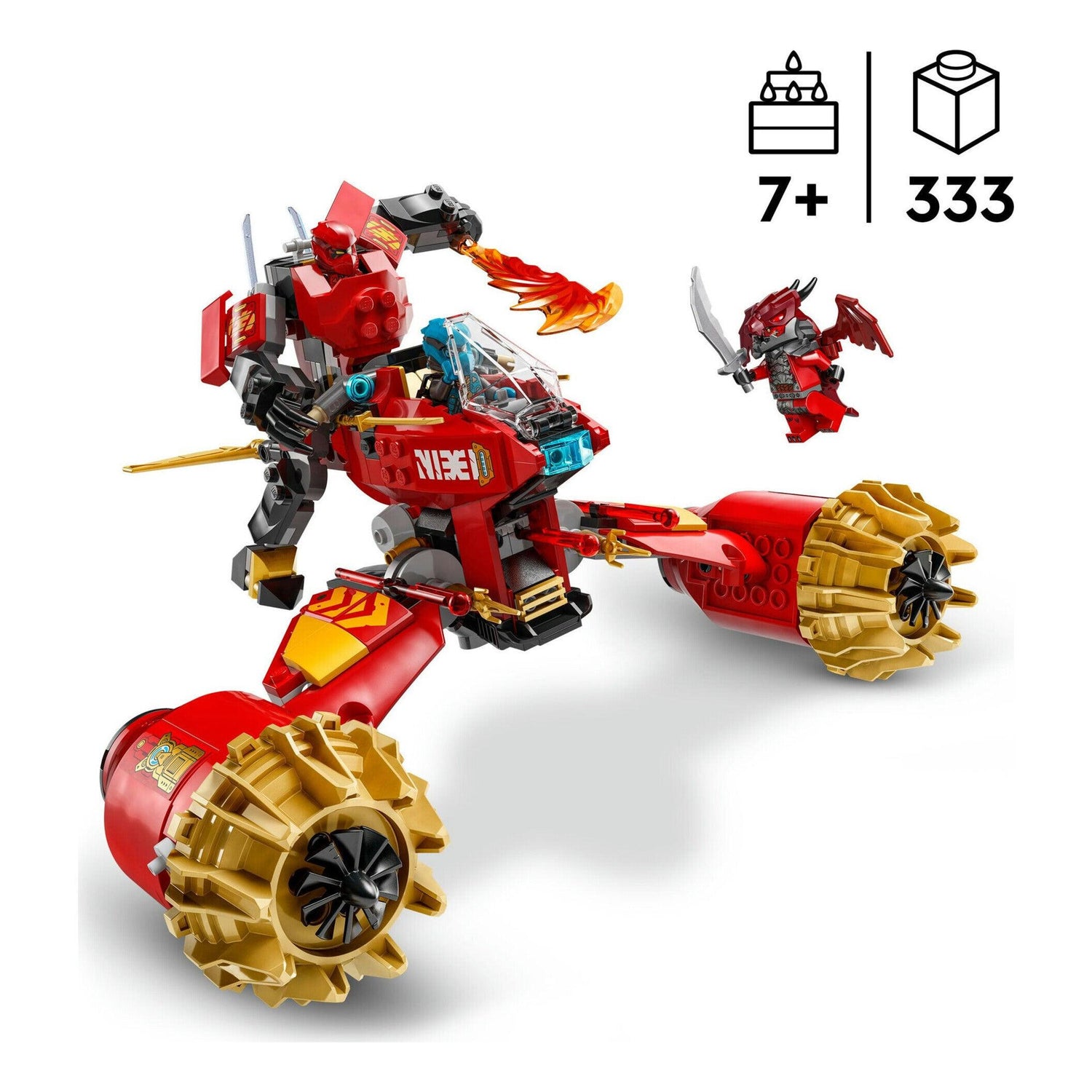 LEGO Ninjago - Robô Motard da Tempestade do Kai - 71830
