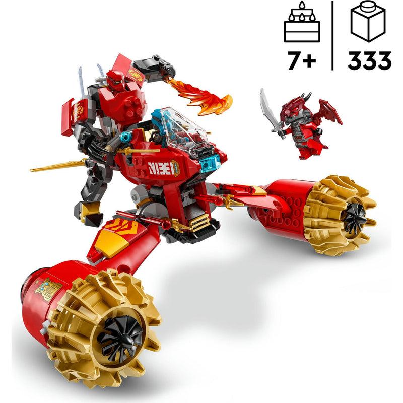 Robô Motard Da Tempestade Do Kai Lego