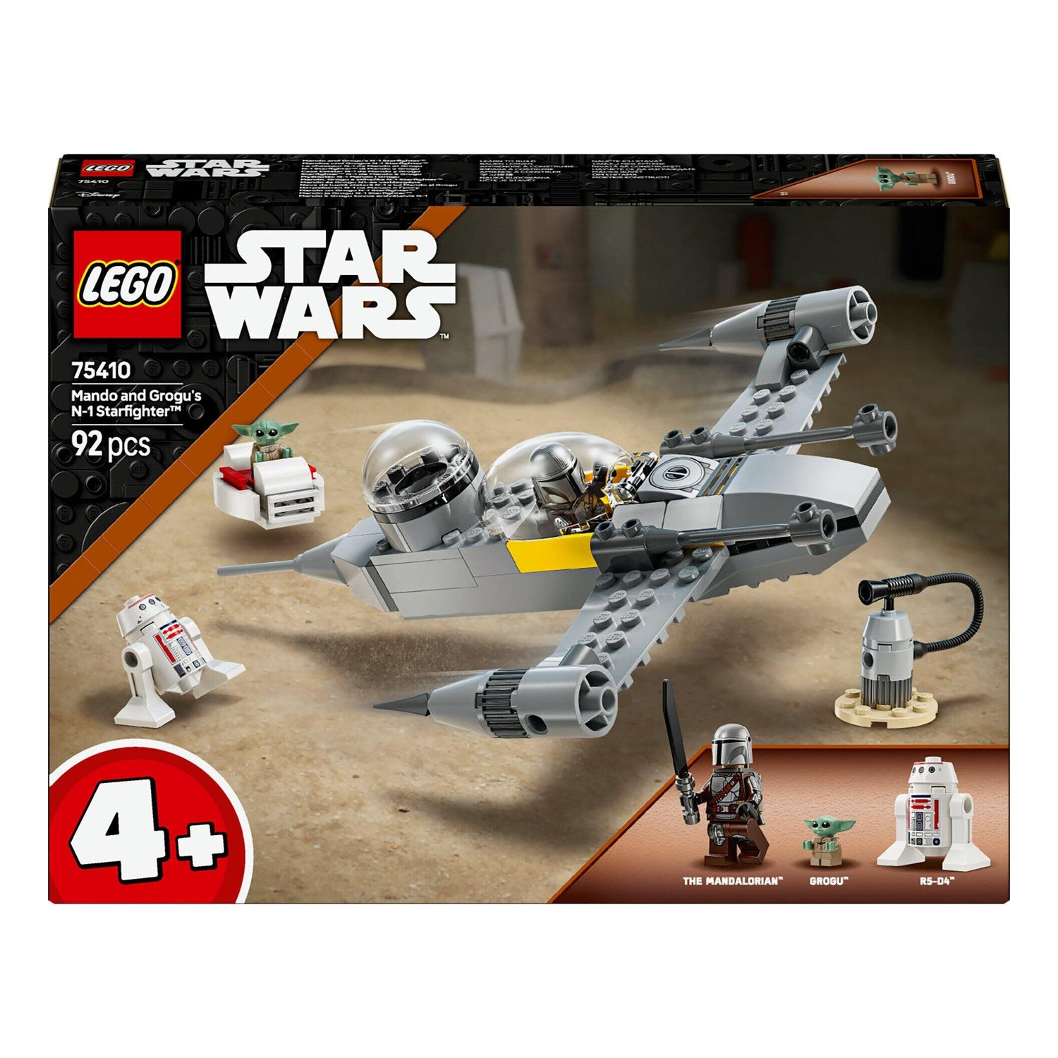 LEGO Star Wars - Starfighter N-1 de Mando e Grogu - 75410