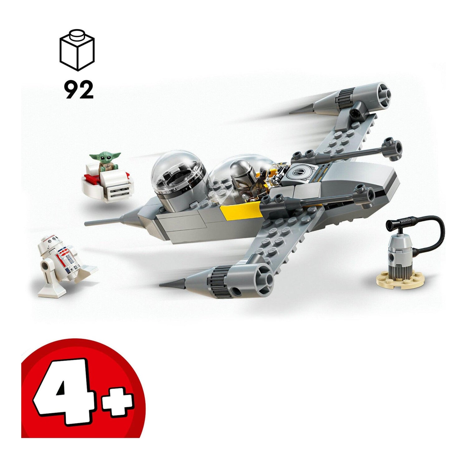 LEGO Star Wars - Starfighter N-1 de Mando e Grogu - 75410