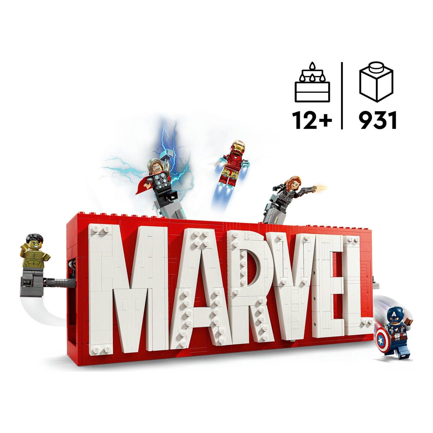 LEGO Marvel - Logótipo MARVEL e Minifiguras - 76313